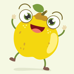 Quince Character Vector Illustration