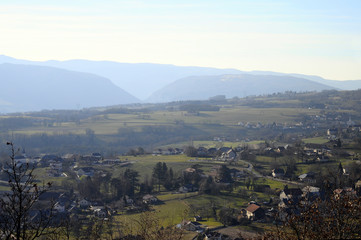 Lovagny and Val de fier countryside, Savoy, France