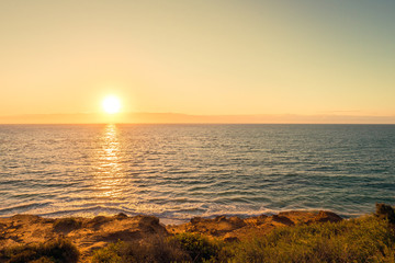 Sunset at Port Noarlunga beach