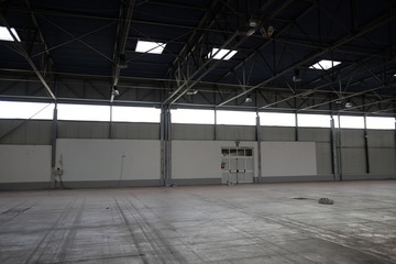 empty industrial shed