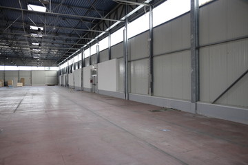empty industrial shed