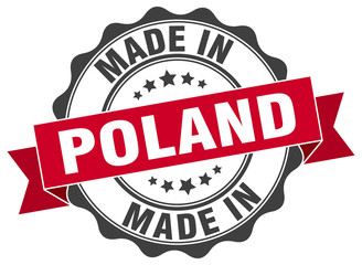 Obraz premium made in Poland round seal