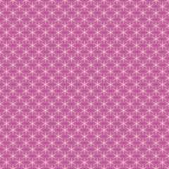 Repeating geometrical stylized snowflake pattern wallpaper - vector Christmas decoration background illustration