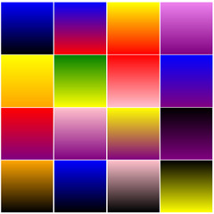 Naklejka premium Vector gradient backgrounds for presentations. Colored covers collection vector illustration