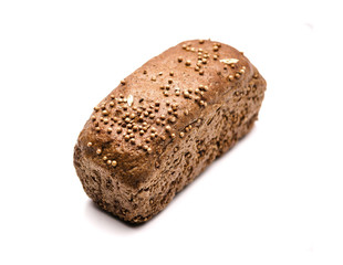 Bread on a white background