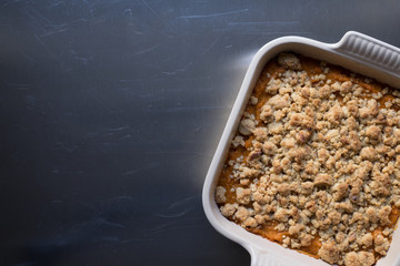 sweet potato crumble