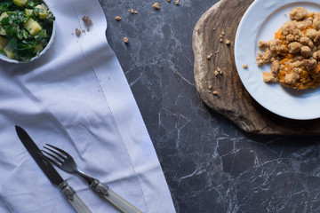 sweet potato crumble