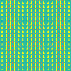 Seamless retro stylized Christmas tree pattern background - vector holiday decoration graphic design