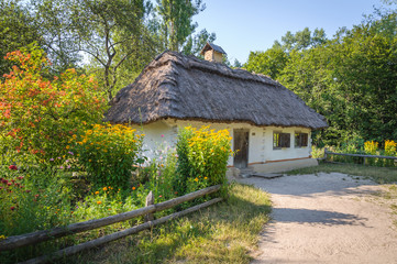 Fototapeta na wymiar Ukrainian ethno house