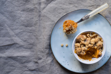 sweet potato crumble