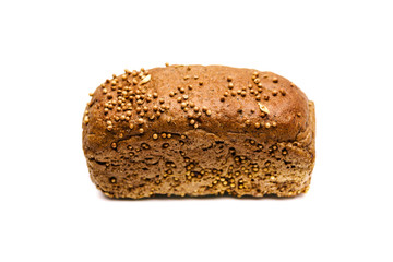 Bread on a white background