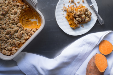 sweet potato crumble