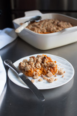 sweet potato crumble