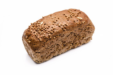 Bread on a white background