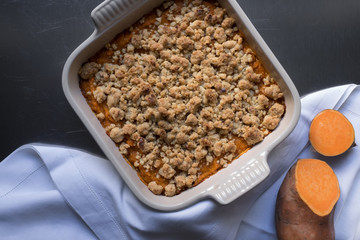 sweet potato crumble