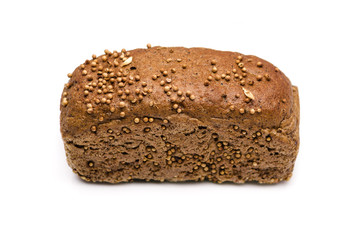 Bread on a white background