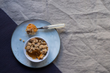 sweet potato crumble