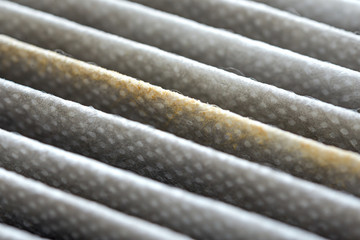 Used air conditioner filter