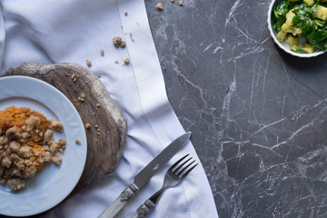 sweet potato crumble