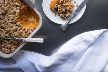 sweet potato crumble