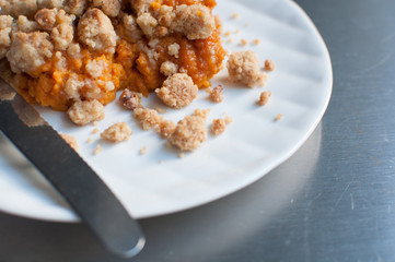 sweet potato crumble