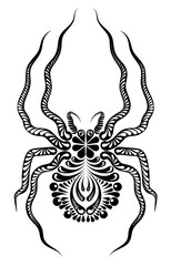 Stylish Spider Tattoo