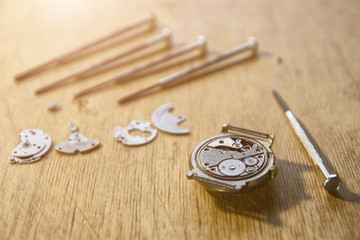 Mechanical watch repair