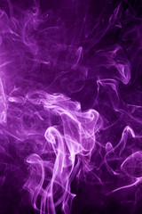 Toxic purple smoke.