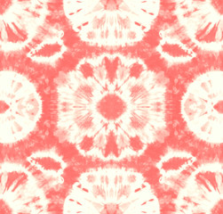 Materiał do szycia Seamless pattern, abstract tie dyed fabric of indigo color on white cotton. Hand painted fabrics. Shibori dyeing