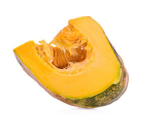 pumpkin isolated on the white background .