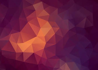 Flat Vector vintage color geometric triangle wallpaper