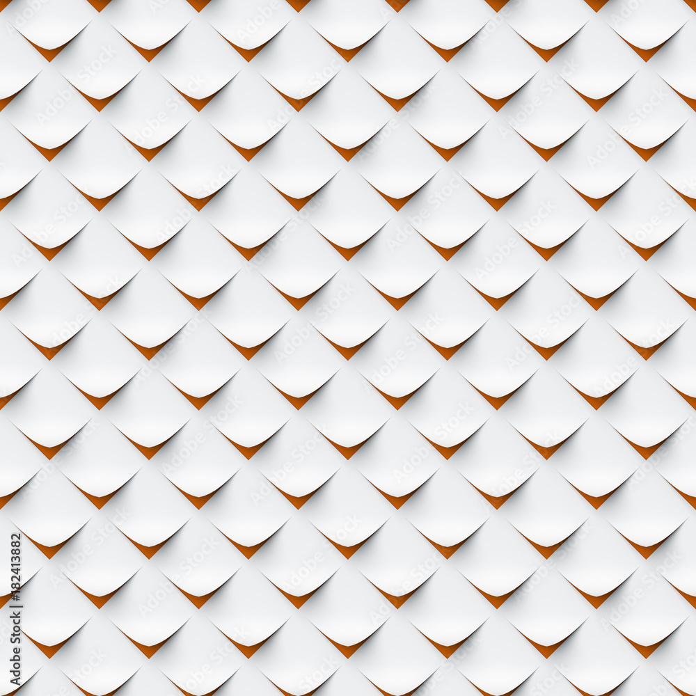 Aufkleber Abstract seamless surface pattern. 3d rendering
