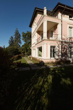 Exterior of ancient villa