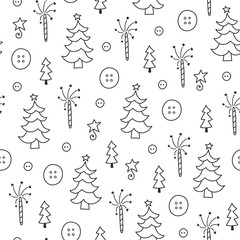 Christmas seamless pattern