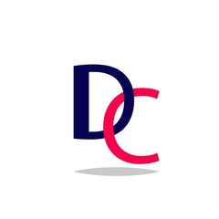 initial dc letter logotype company name, this is a logo for user