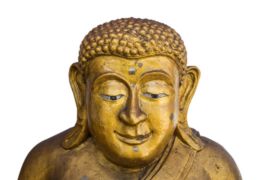 Buddha golden statue, fat buddha