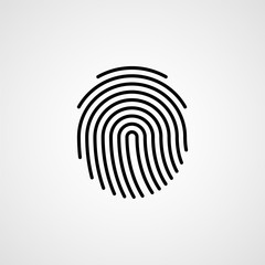 Fingerprint vector illustration