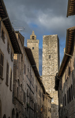 Towers in San Gimignano, Italy