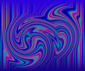 Abstract black neon background with vertical pink, purple stripes