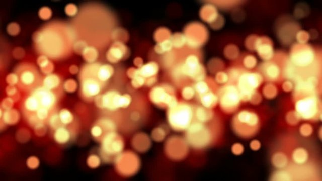 smoothly appearing particles of light. bokeh. abstract background. moving particles.