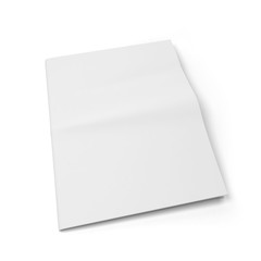 Blank newspaper template