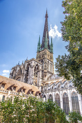 Obraz premium Flèche de la Cathédrale de Rouen, Normandie, France