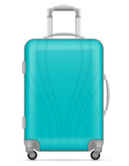 plastic travel bag vector illustration