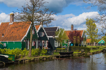 Village Zaanse Schans in Netherlands