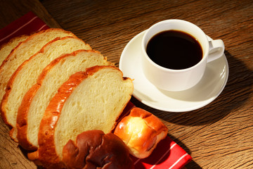 Coffee and bread