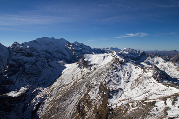 Snow-capped Swiss Alps