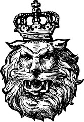 head of the heraldic lion