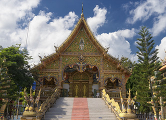 Fototapeta premium Buddhist temple Chiang Mai Thailand