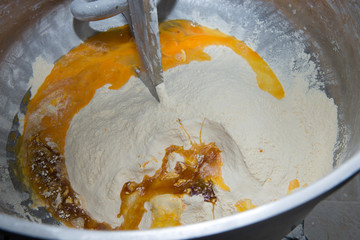mixer for kneading the bread