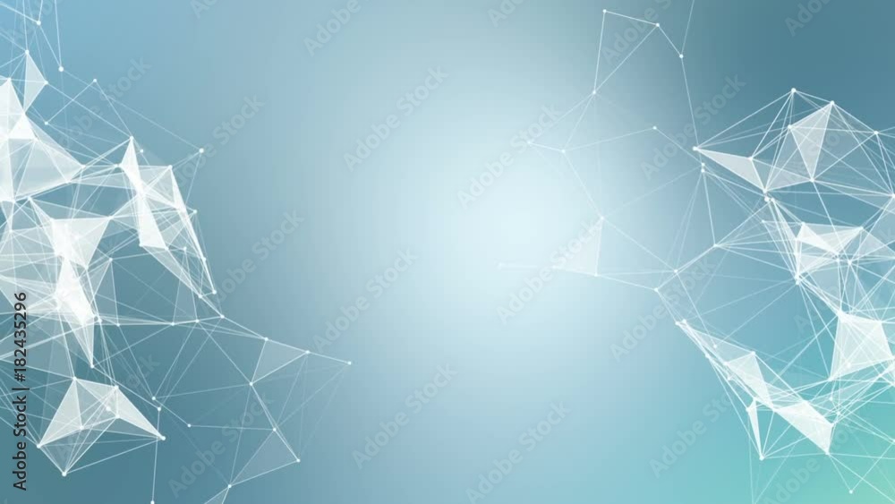 Poster smooth movements of the crystal structure to the left and right of the center of the screen screen o